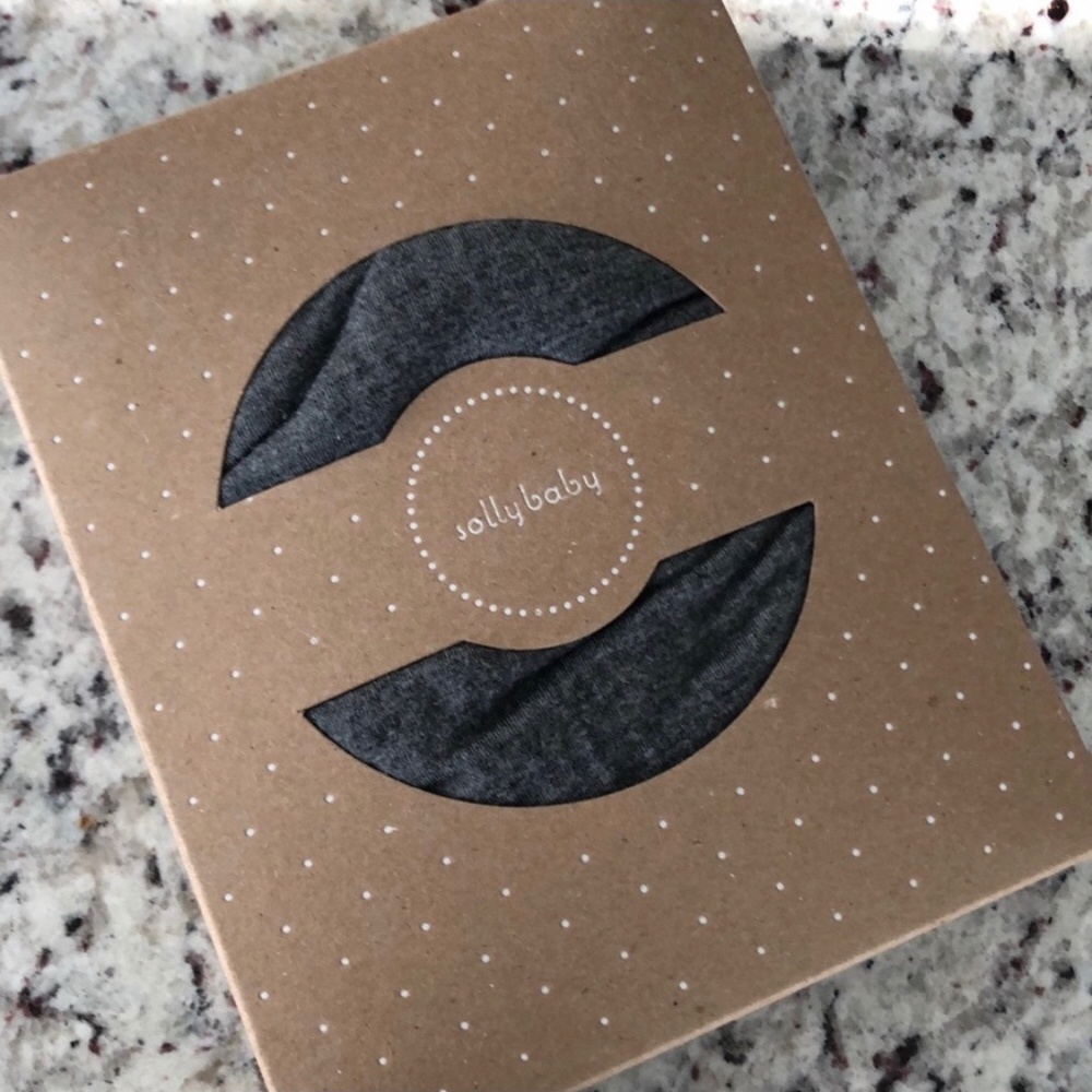 Solly Baby Wrap - Dark Gray - EUC